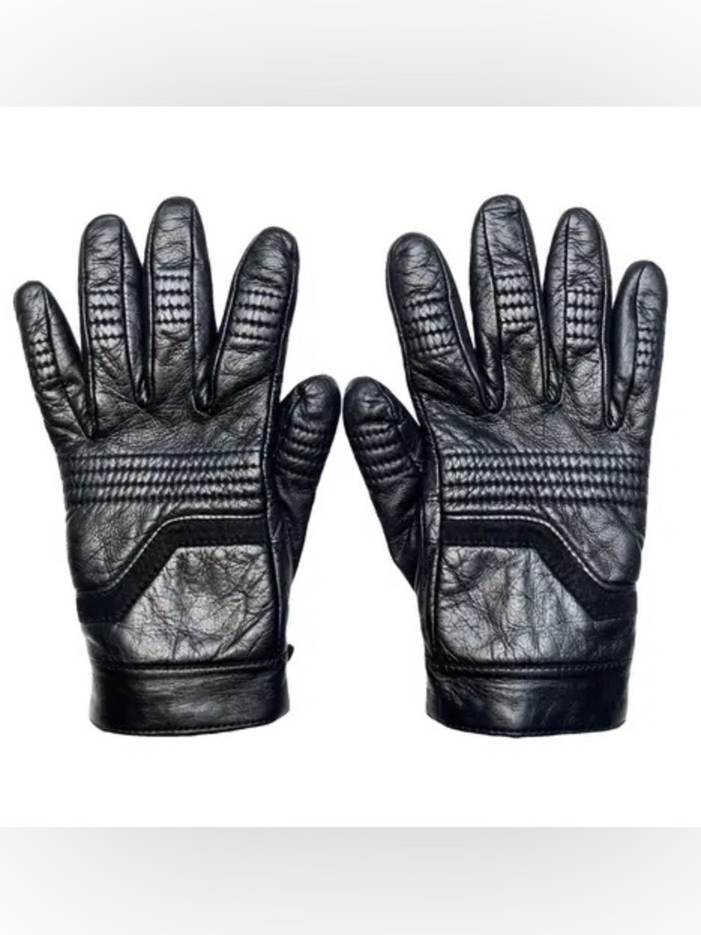 Zadig & Voltaire Black Quilted Leather women’s Gloves